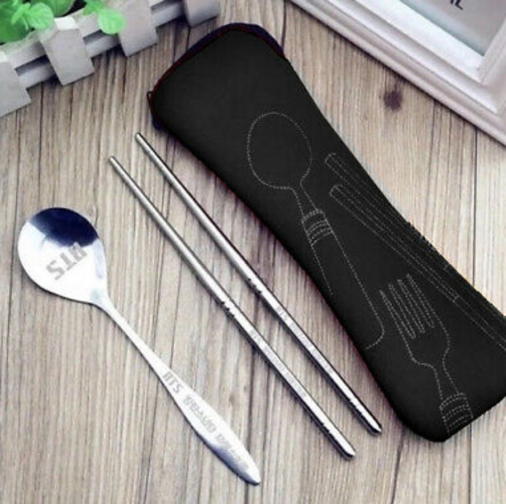 Kpop BTS Chopsticks Stainless Steel